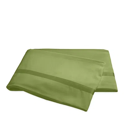 Matouk Nocturne Sateen Flat Sheet, King In Green