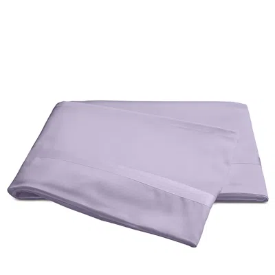 Matouk Nocturne Sateen Flat Sheet, King In Violet