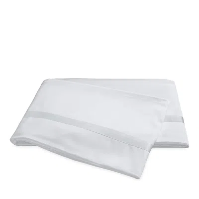 Matouk Nocturne Sateen Flat Sheet, King In White