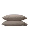 Matouk Nocturne Sateen King Pillowcase, Pair In Brown