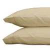 Matouk Nocturne Sateen King Pillowcase, Pair In Gold