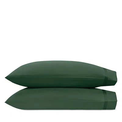 Matouk Nocturne Sateen King Pillowcase, Pair In Green