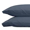 Matouk Nocturne Sateen King Pillowcase, Pair In Steel Blue