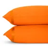 Matouk Nocturne Sateen King Pillowcase, Pair In Tangerine