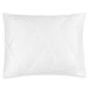 Matouk Nocturne Quilt Boudoir Sham In Platinum