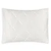 Matouk Nocturne Quilt Boudoir Sham In Bone