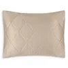 Matouk Nocturne Quilt Boudoir Sham In Khaki