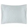 Matouk Nocturne Sateen Quilted Boudoir Sham In Blue
