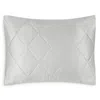 Matouk Nocturne Quilt Boudoir Sham In Silver
