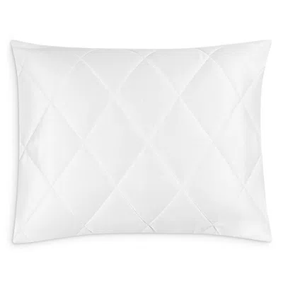 Matouk Nocturne Sateen Quilted Boudoir Sham In White