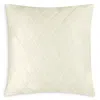 Matouk Nocturne Quilt Euro Sham In Ivory