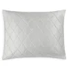 Matouk Nocturne Quilt King Sham In Silver