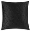 Matouk Nocturne Sateen Quilted Oversized Euro Sham In Black