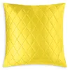 Matouk Nocturne Sateen Quilted Oversized Euro Sham In Yellow