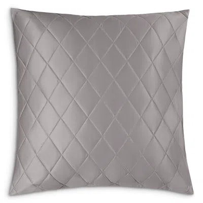 Matouk Nocturne Sateen Quilted Oversized Euro Sham In Gray