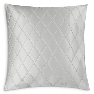 Matouk Nocturne Sateen Quilted Oversized Euro Sham In Gray