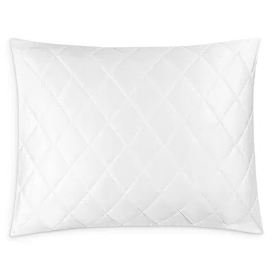 Matouk Nocturne Sateen Quilted Standard Sham In White