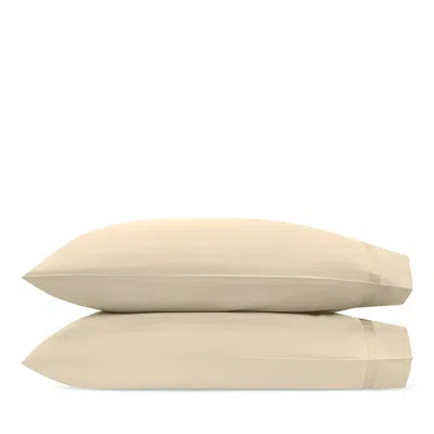 Matouk Nocturne Sateen Standard Pillowcase, Pair In Neutral