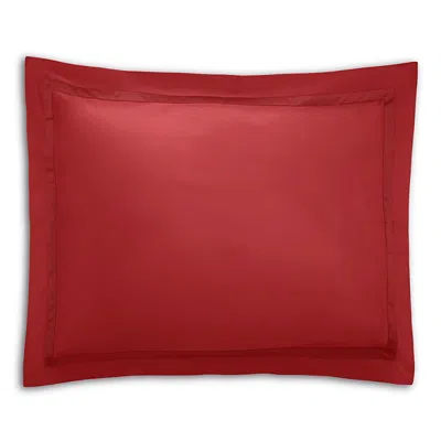 Matouk Nocturne Sateen Standard Sham In Red