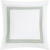 Matouk Ophelia Euro Pillow Sham In Green