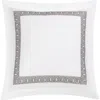 Matouk Ophelia Euro Pillow Sham In Gray