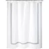Matouk Ophelia Linen Shower Curtain In Indigo