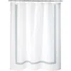 Matouk Ophelia Linen Shower Curtain In Jade