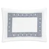 Matouk Ophelia Percale Boudoir Sham In Indigo