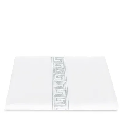 Matouk Ophelia Percale Duvet Cover, Full/queen In White