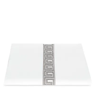 Matouk Ophelia Percale Duvet Cover, King In Mocha