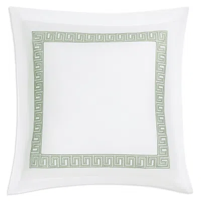 Matouk Ophelia Percale Euro Sham In Green