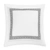Matouk Ophelia Percale Euro Sham In Mocha