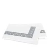 Matouk Ophelia Percale Flat Sheet, Full/queen In Gray