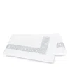 Matouk Ophelia Percale Flat Sheet, Full/queen In Silver