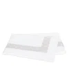 Matouk Ophelia Percale Flat Sheet, King In White