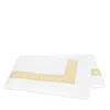 Matouk Ophelia Percale Flat Sheet, King In Yellow