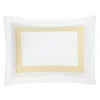Matouk Ophelia Percale King Sham In Yellow