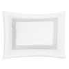 Matouk Ophelia Percale King Sham In Silver