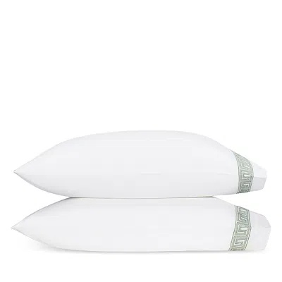Matouk Ophelia Percale Pillowcase Pair, King In White