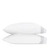 Matouk Ophelia Percale Pillowcase Pair, Standard In White