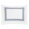 Matouk Ophelia Percale Standard Sham In Indigo