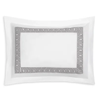 Matouk Ophelia Percale Standard Sham In Gray