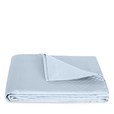 Matouk Petra Coverlet, Twin In Blue