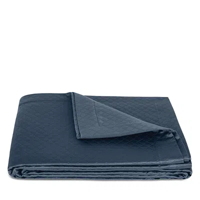 Matouk Petra Coverlet, Twin In Blue