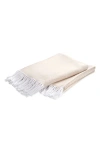 Matouk Pezzo Throw Blanket In Champagne