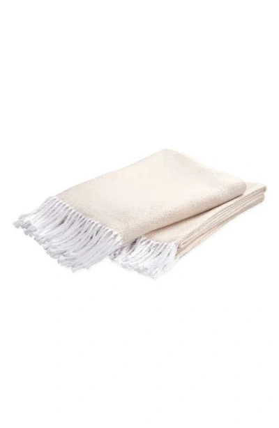 Matouk Pezzo Throw Blanket In Champagne