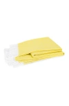Matouk Pezzo Throw Blanket In Lemon