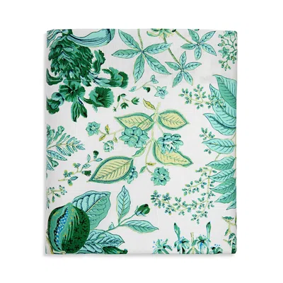 Matouk Pomegranate Linen Fitted Sheet, California King - Exclusive In Blue