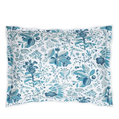 Matouk Pomegranate Oversized Euro Sham In Blue