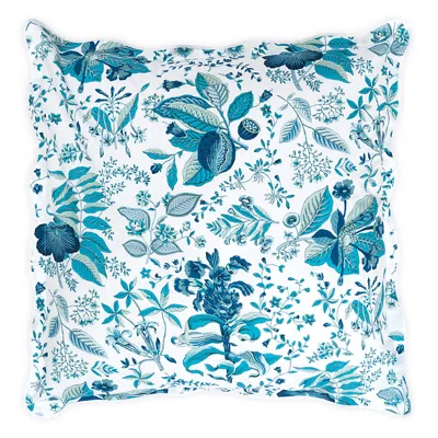 Matouk Pomegranate Oversized Euro Sham In Blue